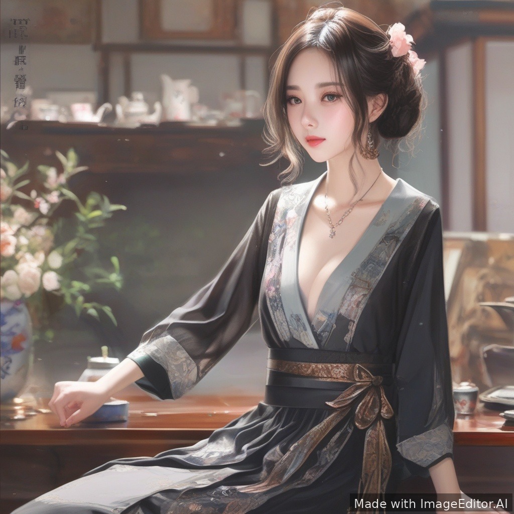 脱衣美女
