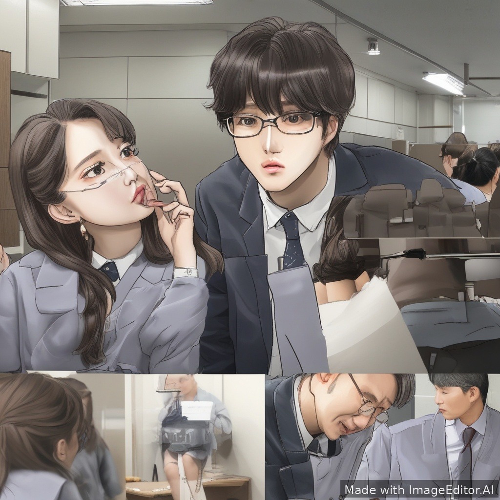 프로미스나인 백지헌이 알몸인데다 양손이 묶여서 내 오른손에 잡혀있고 아헤가오표정 지으면서 날 올려다보는 이미지