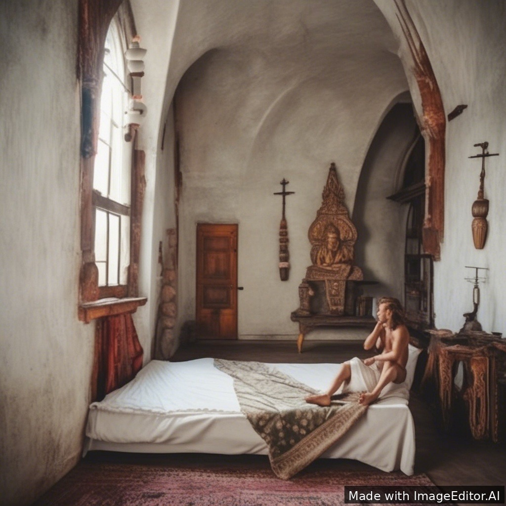 Samantra Official nackt auf den Knien nach oben schielend realistisch