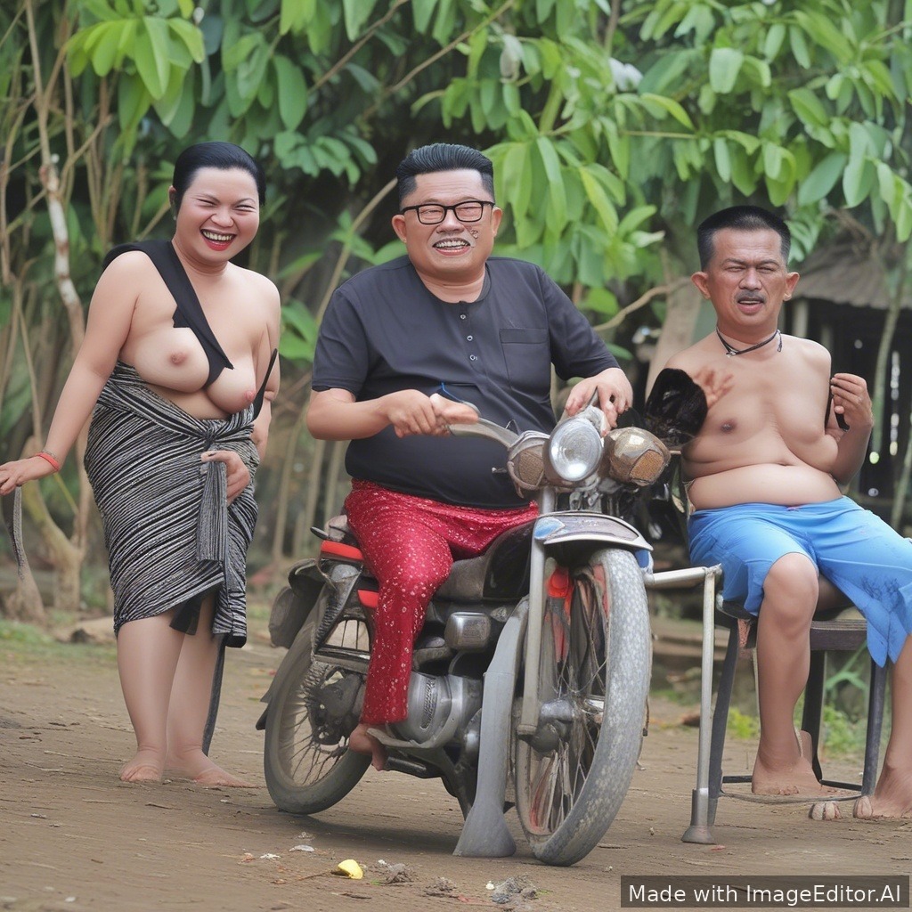 Teljang memek berbulu