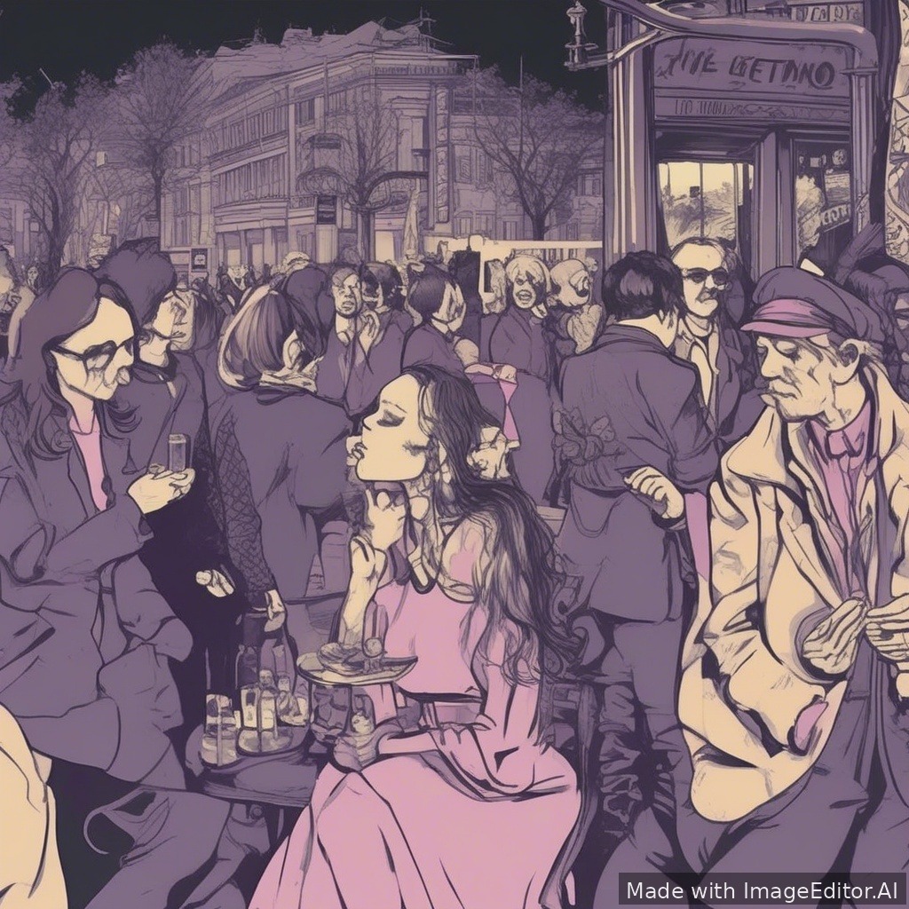 сделай сигну на ляжке девушки типо фиолетовый фон и свет на ней и текст на ляжке @YRUMA_SOLO