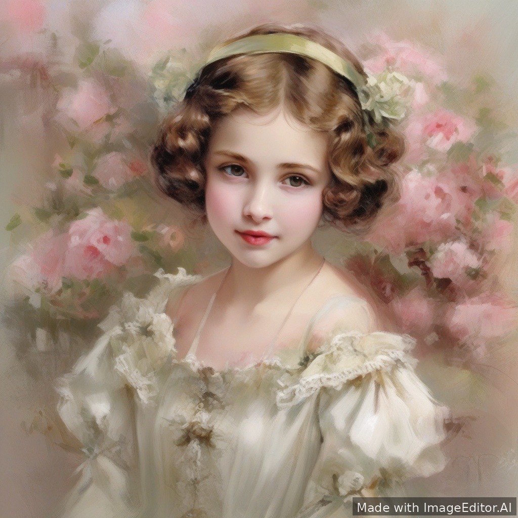 Девушка, длинные волосы, чёлка каскадом, острая форма лица, небольшой острый нос, пухлые губы, заостренные глаза