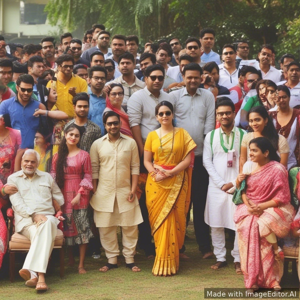 মাওলানা ভাসানী ধানের শীষ তুলে দিচ্ছেন শহীদ জিয়ার রহমানের হাতে