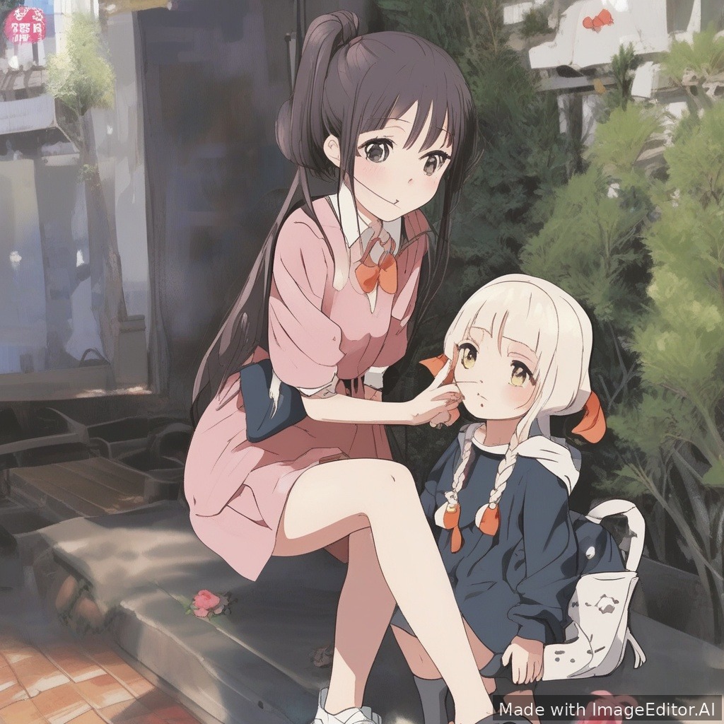 穿着白裤袜的小女孩足交