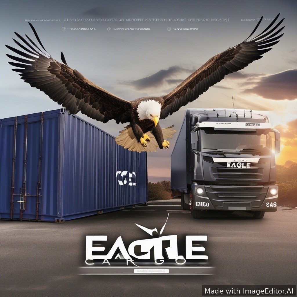 eagle cargo website cover image create