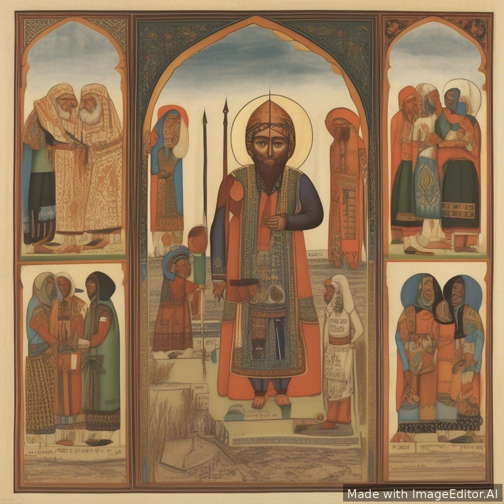 menga xar xil tadbirlard ishtirok etgan ayol rasmini yaratib bering
