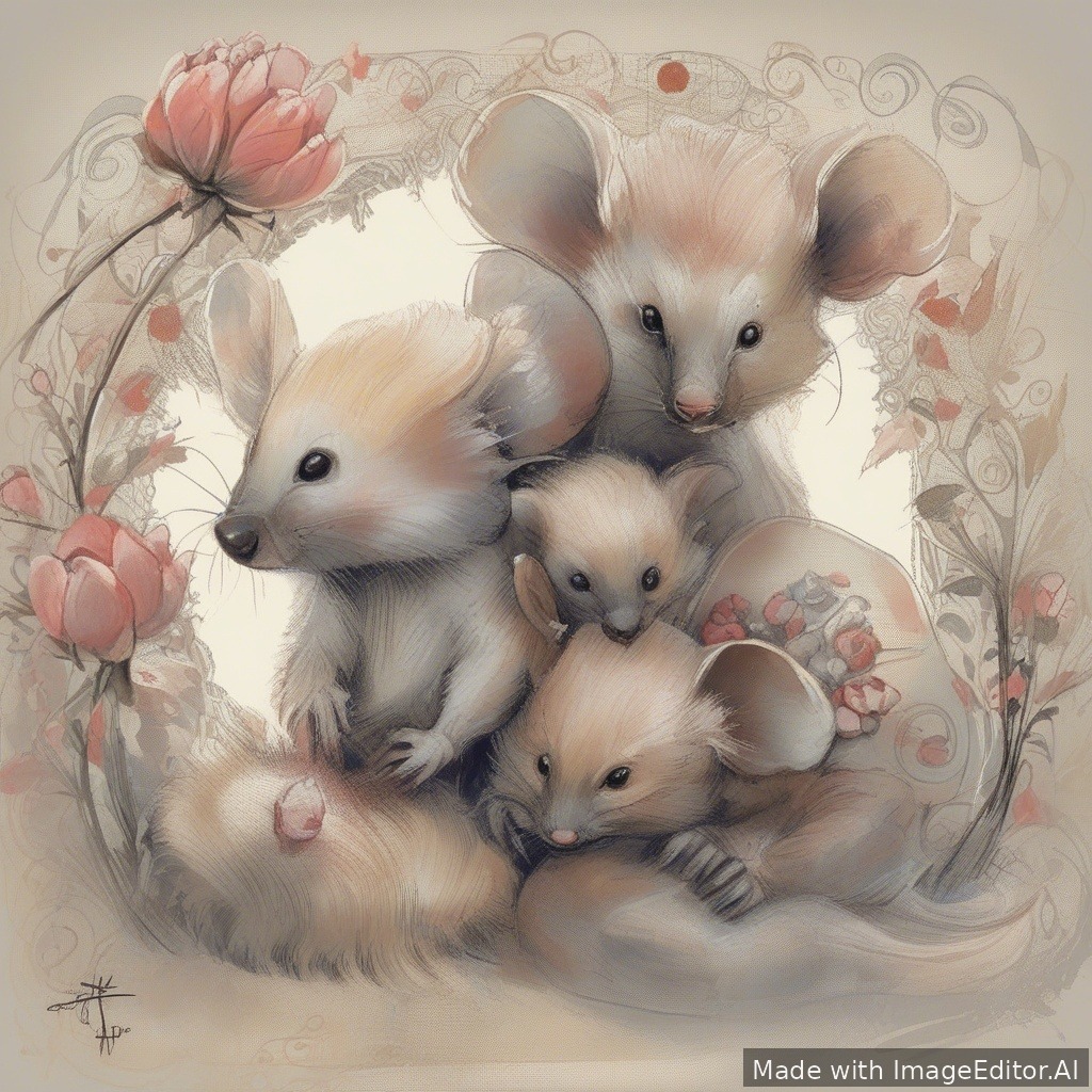 голову мыши