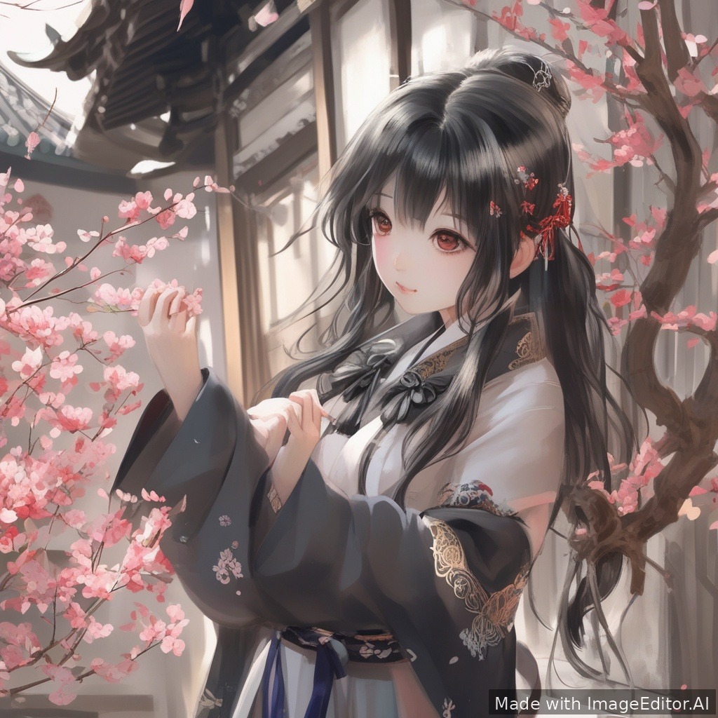 二次元女孩被打屁股