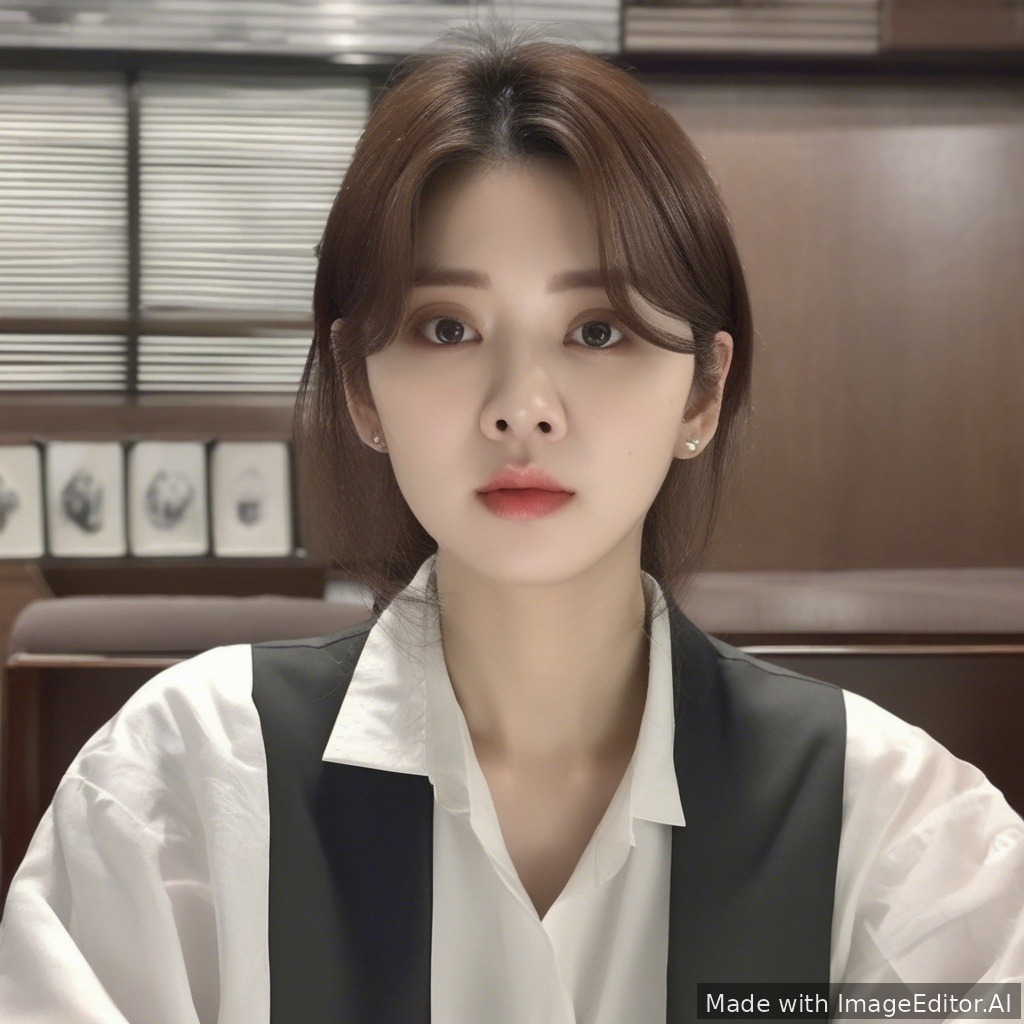 존나 예쁜여자가 치마를 들추는데 팬티에 떵을 지린 이미지