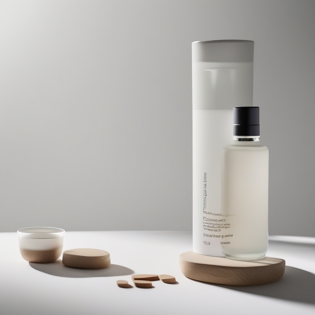 Minimal product photo on white background, soft shadows, photorealistic, high detail