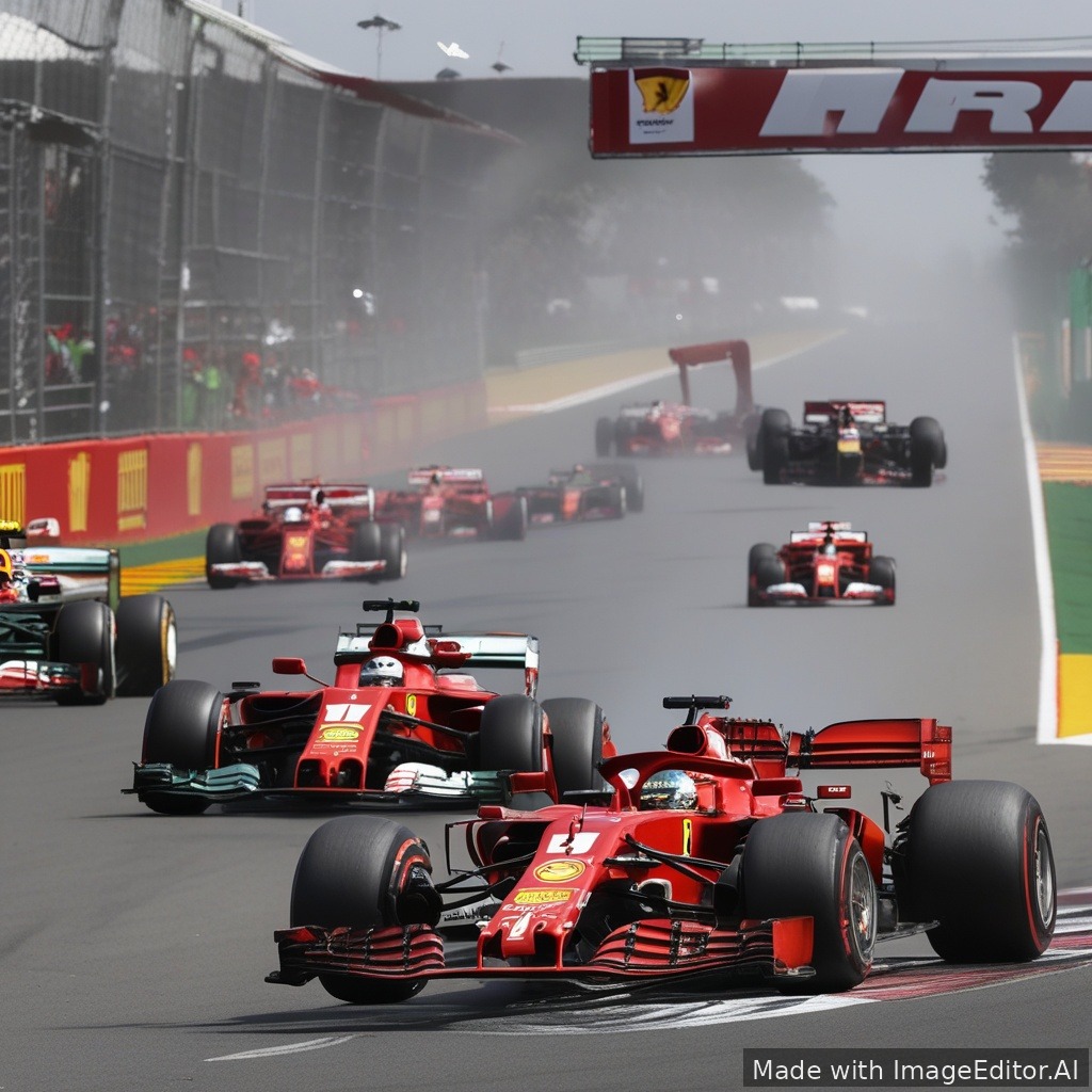 lewis hamilton winning a championship in ferrari
