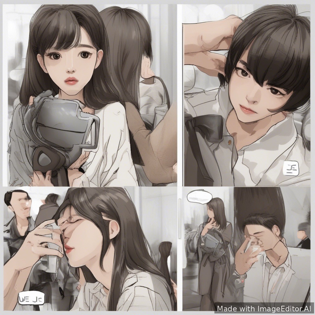 알몸으로 오줌싸는