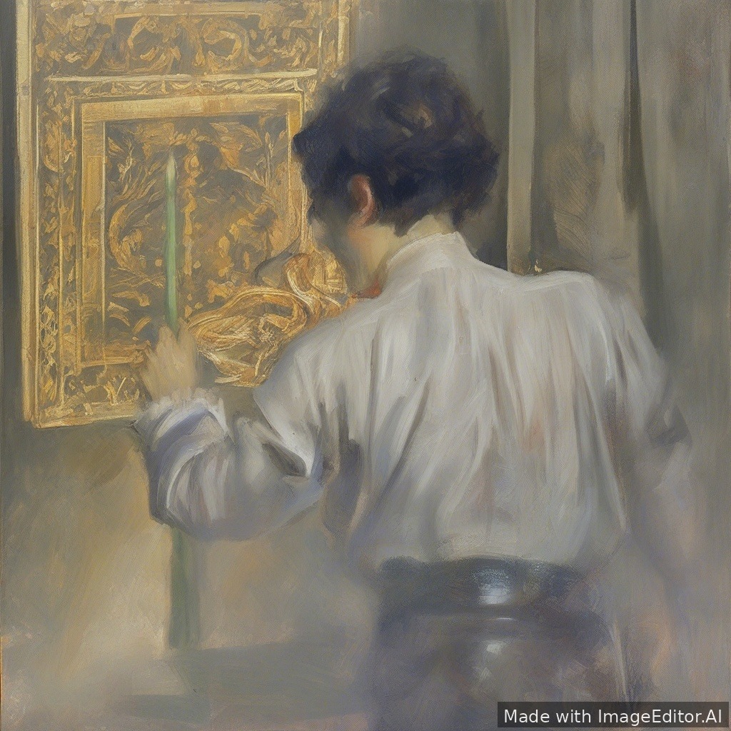 Сделай Сигну у студентки на груди с приглушённым светом 